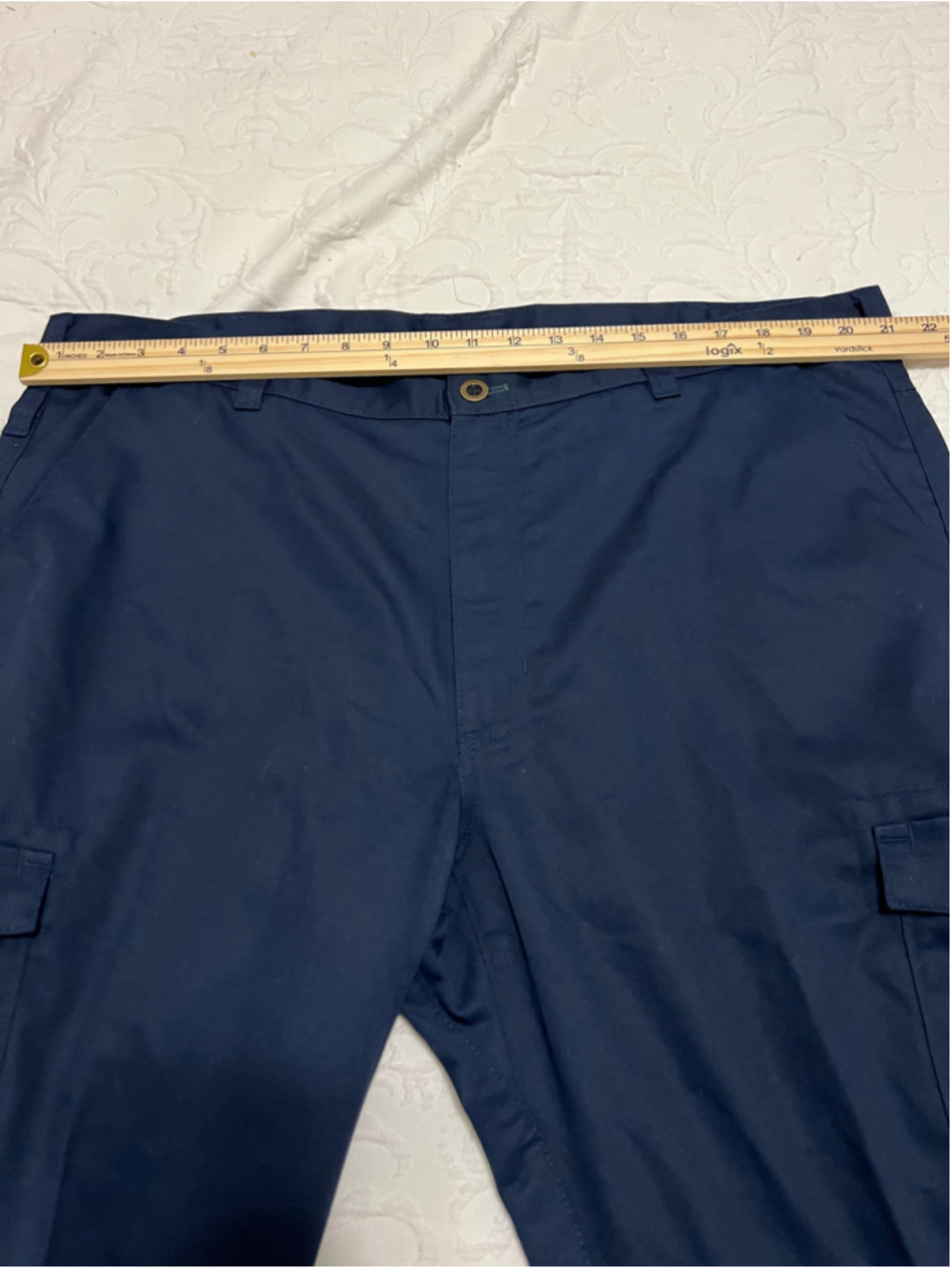 Men's Steelguard Cargo Pants Navy Waist 42 - Picture 7 of 10